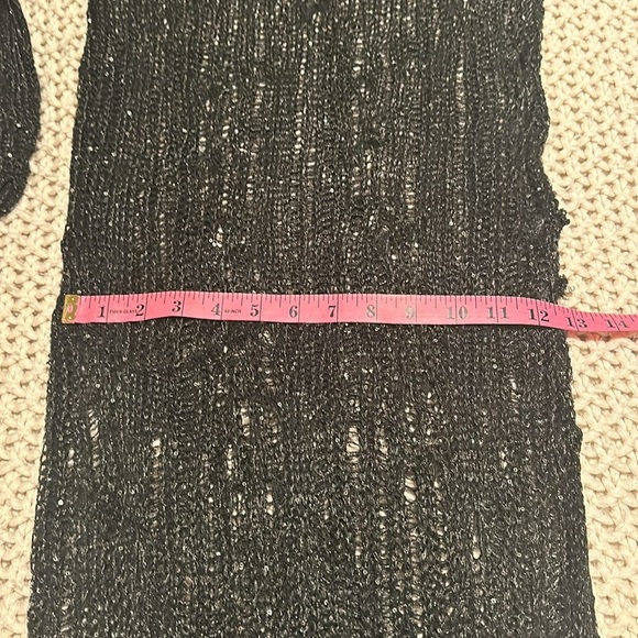 NWT the Ragged Priest Siren Sequin Distressed Knit Maxi 10 M - Picture 11 of 16